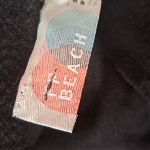 NWOT FREE PEOPLE BEACH BLACK COTTON MINI DRESS - Picture 4 of 5